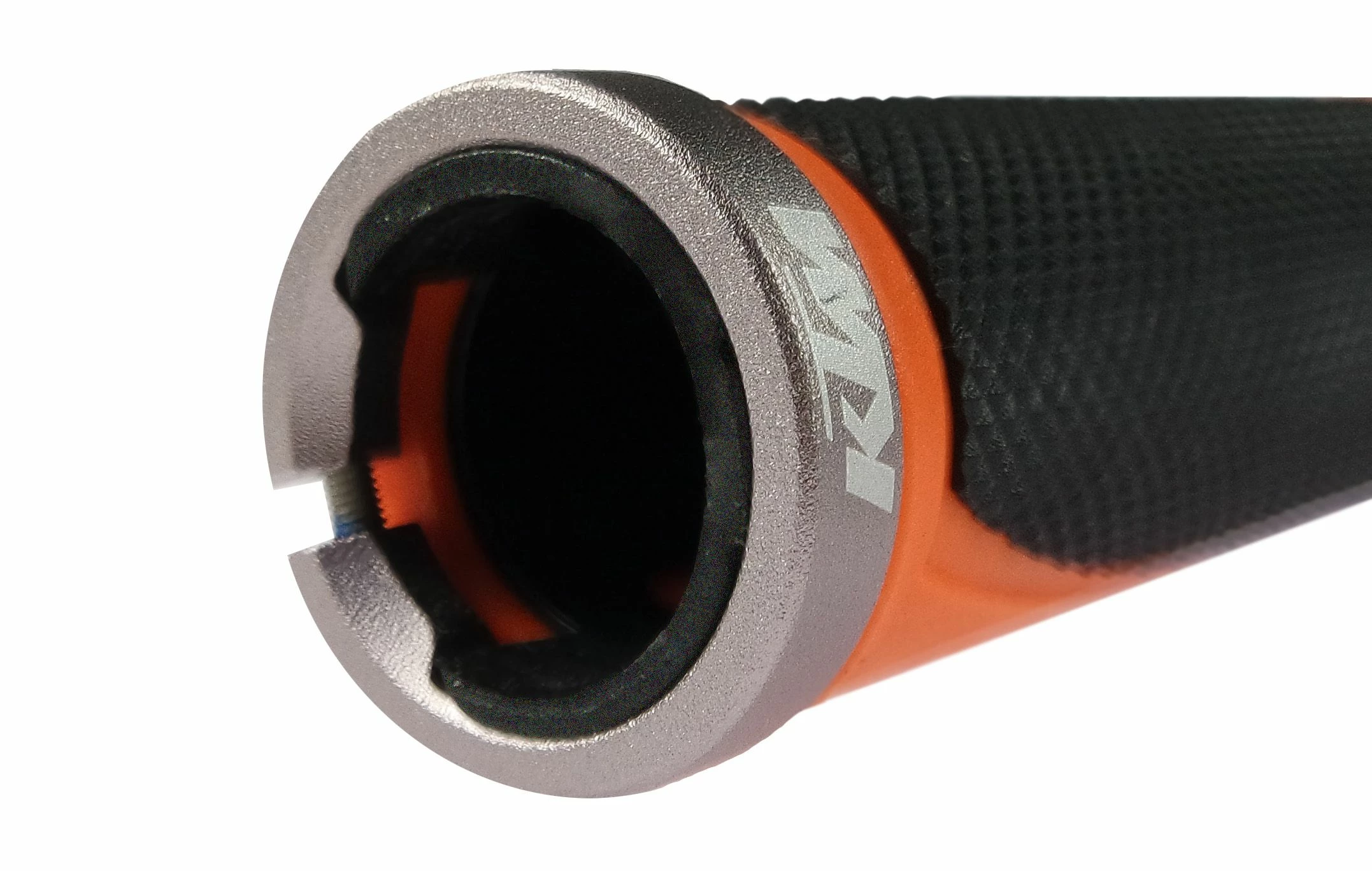 KTM - Poignées Lock-on Freeride Orange/noir 2 KTM - Poignées Lock-on Freeride Orange/noir – Image 2