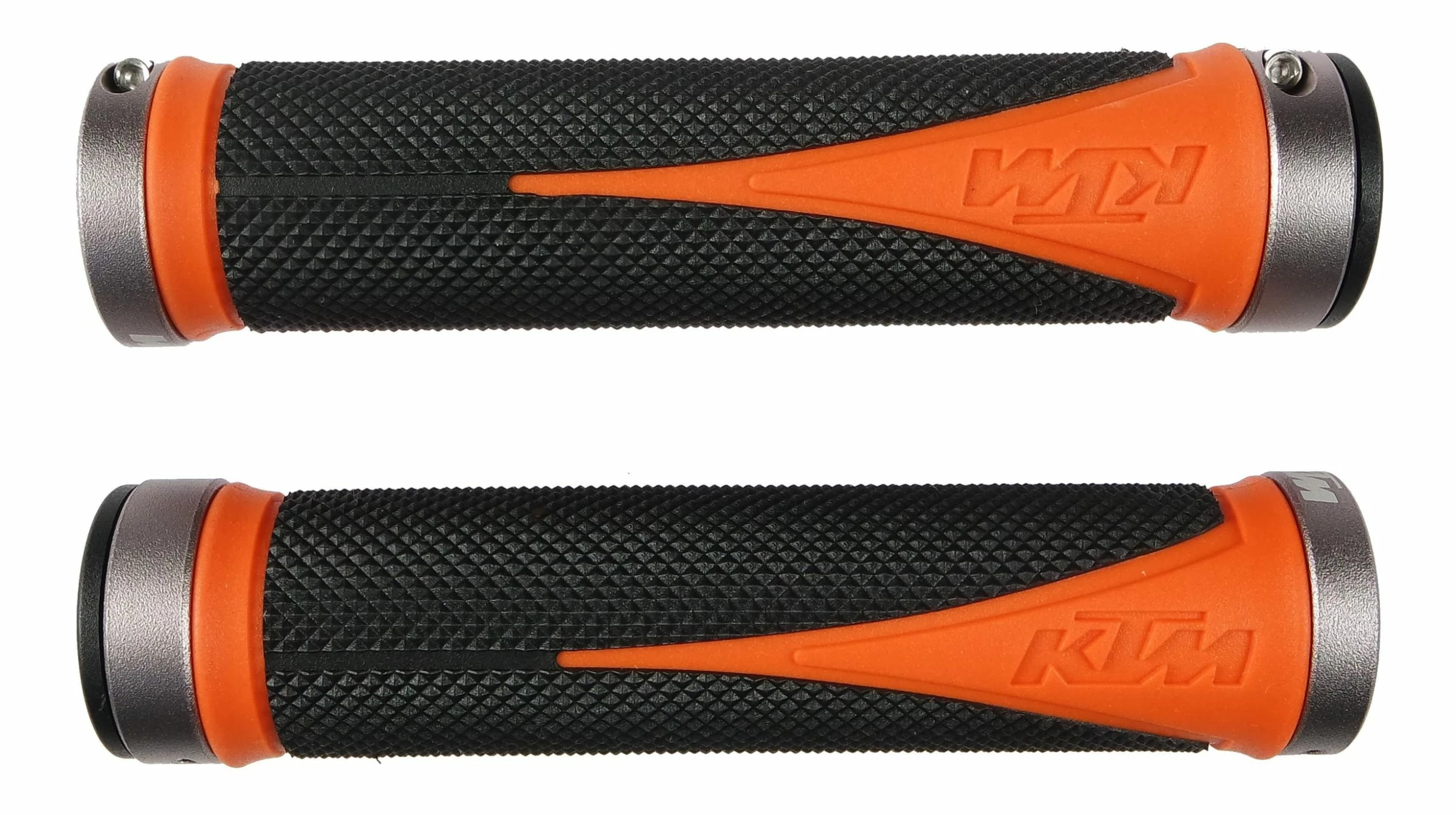 KTM - Poignées Lock-on Freeride Orange/noir 1 KTM - Poignées Lock-on Freeride Orange/noir